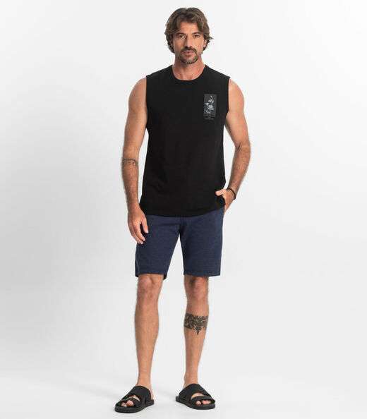 Regata Masculina Diametro Preto