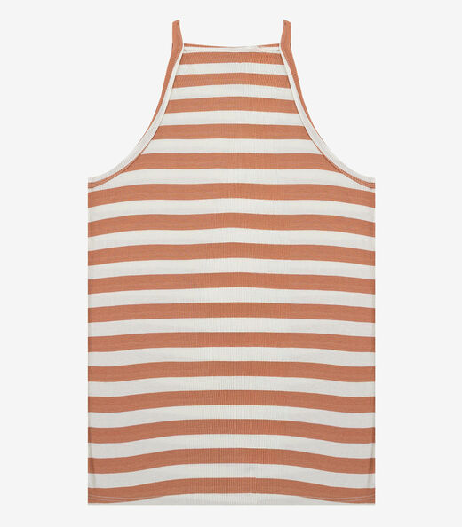 Blusa Feminina De Alça Infinita Cor Marrom