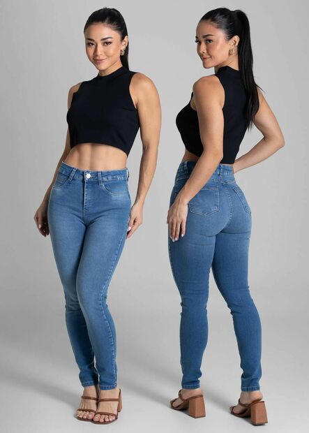Cal?a Jeans Sawary Levanta Bumbum - 282041