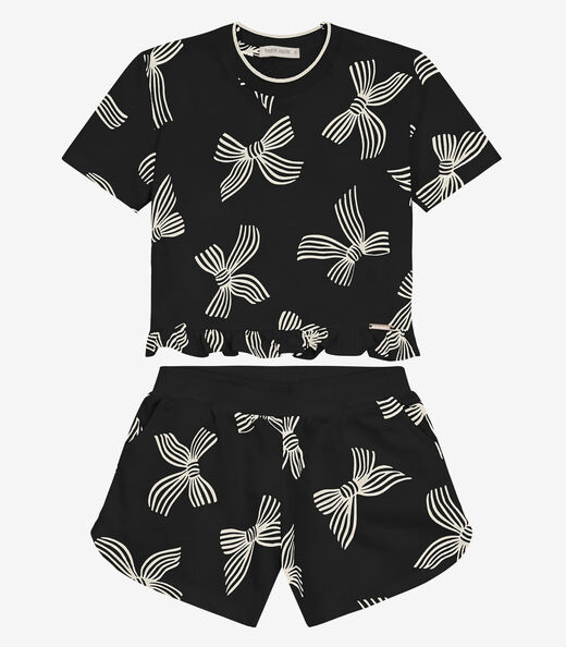 Image_Conjunto Blusa com Shorts em Moletinho Trick Nick Preto