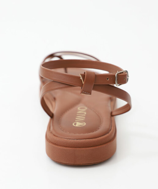Sandália Flatform Feminina Via Uno Marrom