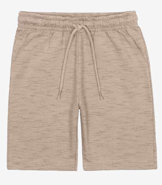 Image_Bermuda Menino Moletinho Texturizado Trick Nick Marrom
