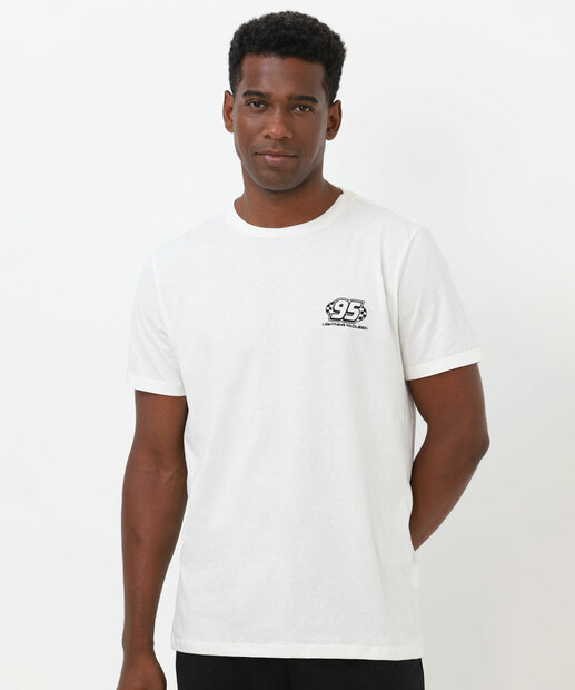 Image_Camiseta Masculina Manga Curta Carros Disney Off White
