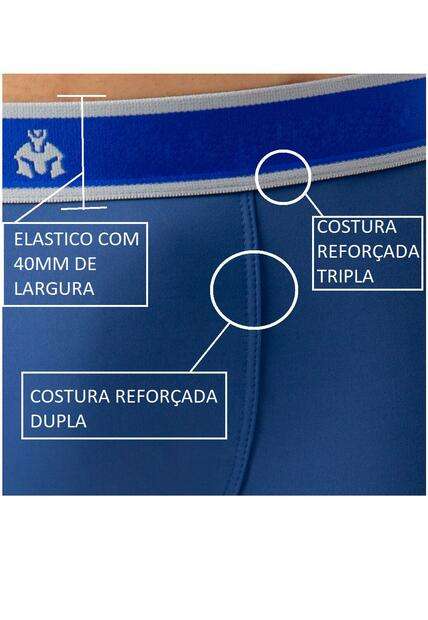 Cueca Boxer Algodão Concept Lingerie Cinza