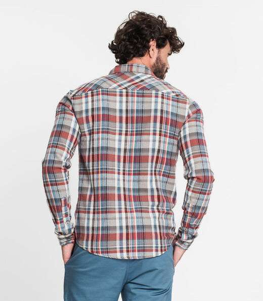 Camisa Masculina Manga Longa Diametro Preto