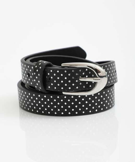 Kit 2 Cintos Feminino Fivela Marisa Preto