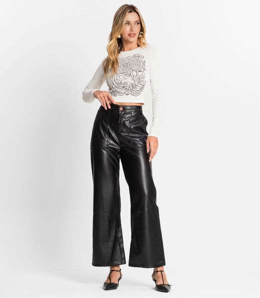 Image_Calça Pantalona Feminina Endless Preto