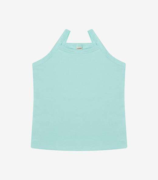 Regata De Alça Infantil Feminina Rovi Kids Azul