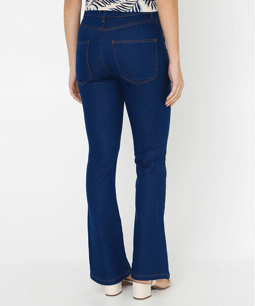 Calça Jeans Flare Feminina Petit Azul
