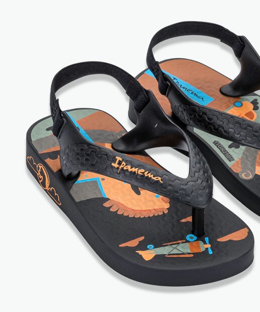Chinelo Infantil Baby Ipanema Preto