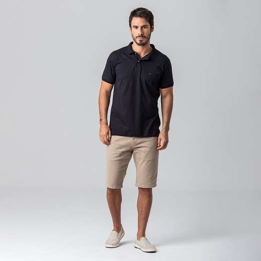 Camisa Polo Básica Masculina Rock e Soda