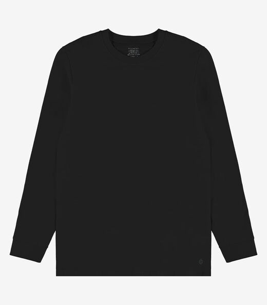 Camiseta Manga Longa Diametro Preto