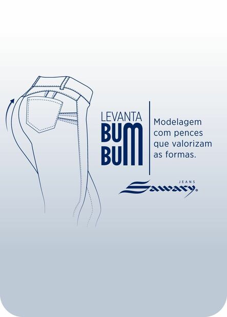 Calça Jeans Sawary Levanta Bumbum - 282064