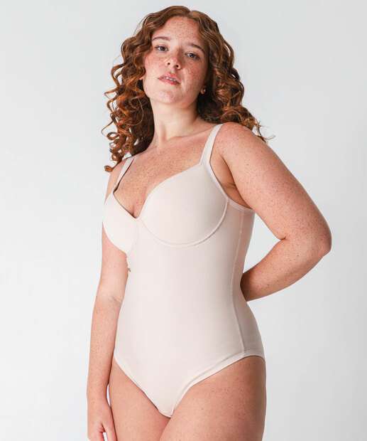 Image_Body Feminino Modelador Bojo Moldado DelRio Bege