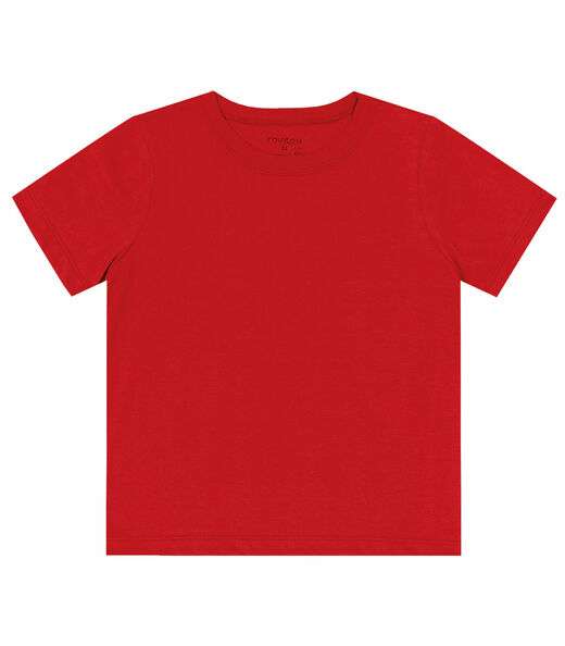 Camiseta Infantil Masculina Básica Rovitex Kids Vermelho