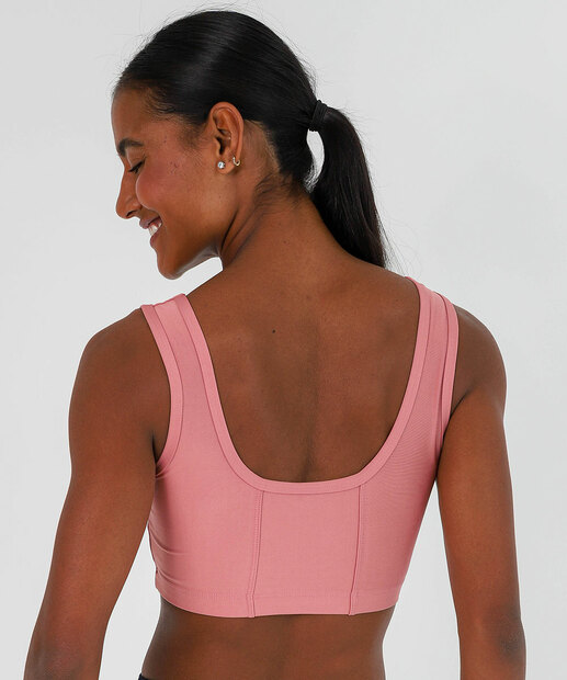 Top Feminino Fitness Marisa Rosa