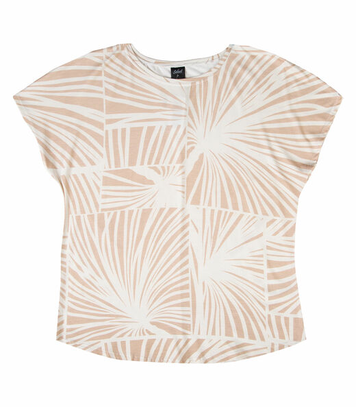 Blusa Feminina Estampada Rovitex Bege