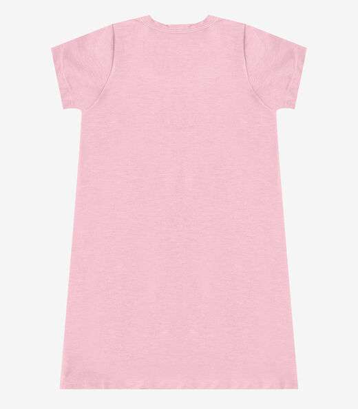Vestido Menina Infantil em Molecotton Select Rosa