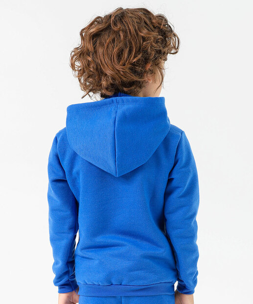 Blusão Infantil Moletom Sonic Tam 4 a 10 Azul