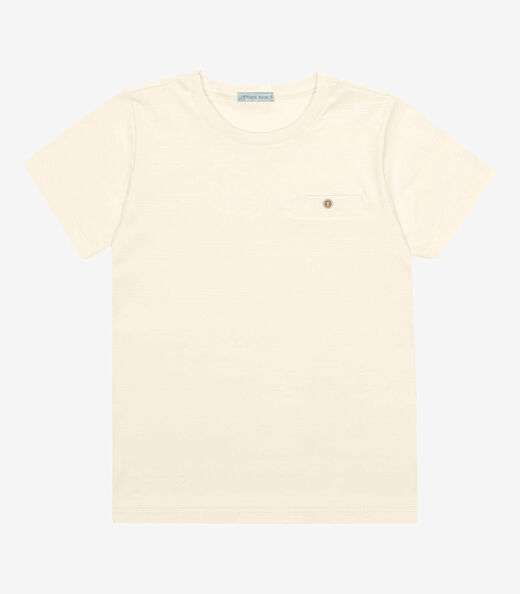 Camiseta Infantil Masculina Trick Nick Bege