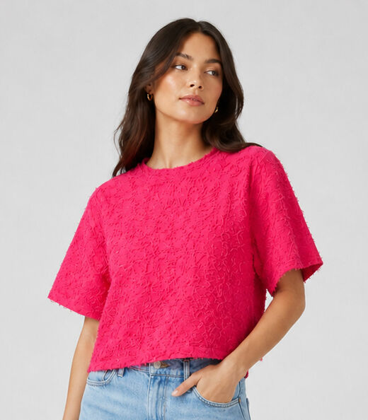 Image_Blusa Feminina Em Malha Cocai Infinita Cor Rosa