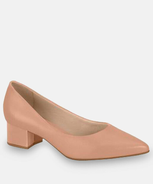 Image_Scarpin Feminino Bico Fino Beira Rio Bege