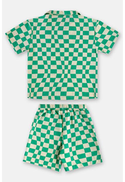 Conjunto Menino Camisa e Bermuda Três e Já