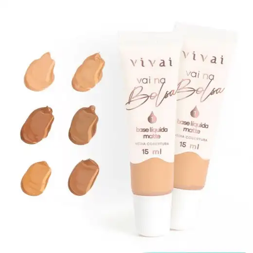 Base Líquida Vai na Bolsa Vivai Cor:03