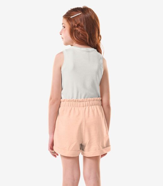 Conjunto Infantil Regata Com Shorts Trick Nick Bege