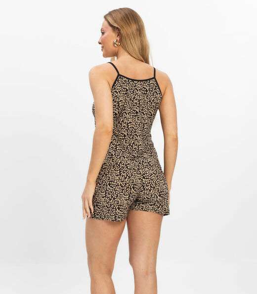 Short Doll Curto Feminino De Liganete Bella Ana Preto