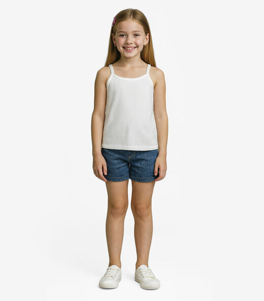 Image_Blusa Feminina Infantil Infinita Cor Branco