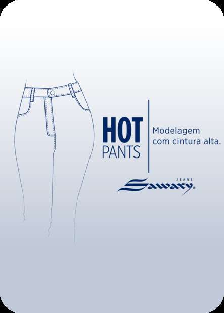Calça Sarja Sawary Hot Pants - 277069