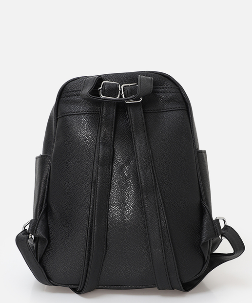 Mochila Feminina Estampada Marisa Preto
