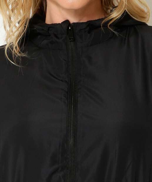 Jaqueta Feminina Capuz Bolsos Marisa