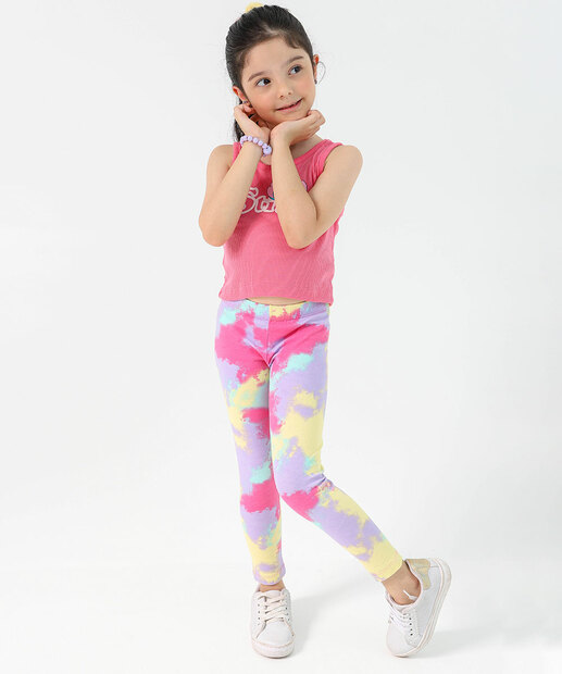 Regata Infantil Estampa Stitch Tam 4 a 10 Rosa