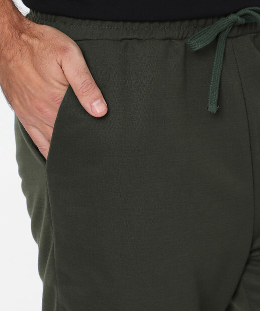 Bermuda Masculina Moletom Marisa Verde