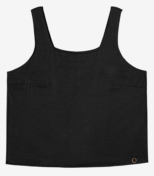 Regata Viscose Double Feminina Endless Preto