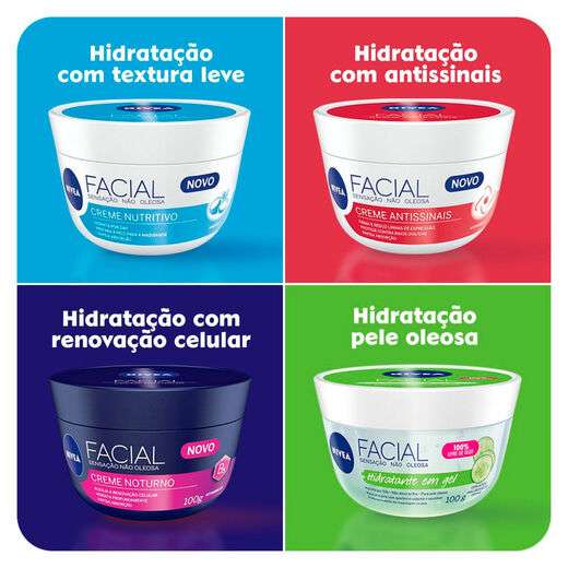 Creme Nivea Facial Nutritivo 100g