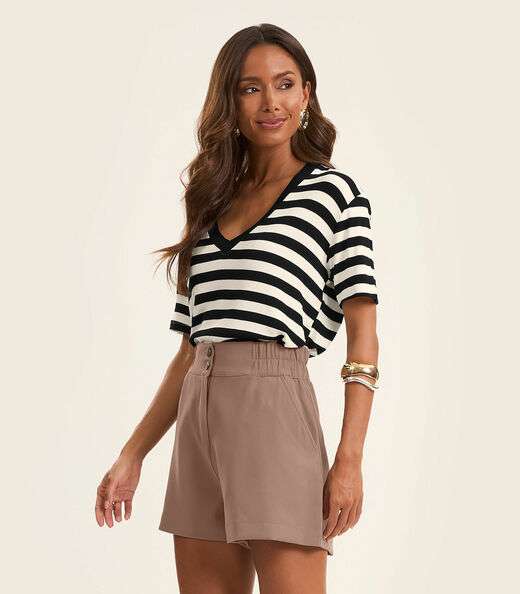 Image_Blusa Feminina em Ribana de Viscose Rovitex Preto