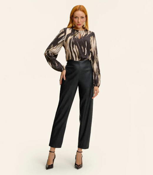 Blusa Manga Longa Endless Feminina Preto