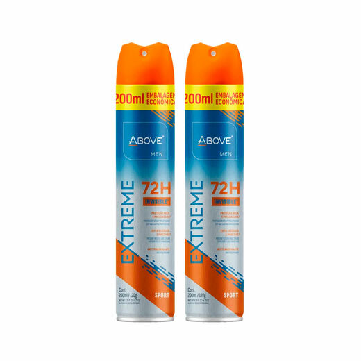 Image_Kit c/2 Unidades de Desodorante Aerosol Above 72H 200ml Extreme Sport