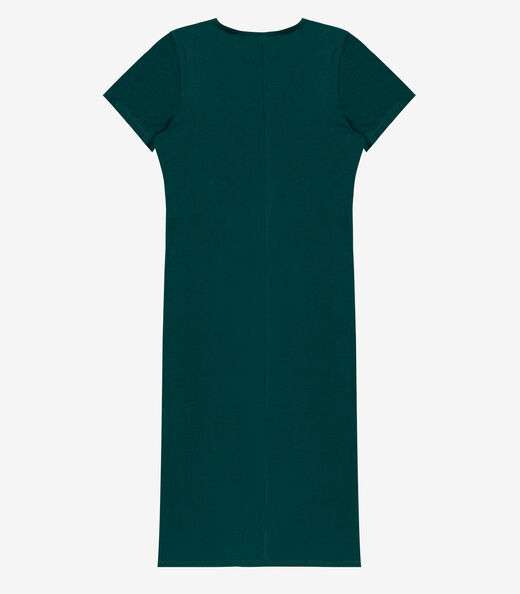 Vestido Feminino Midi Plus Size Infinita Cor Verde