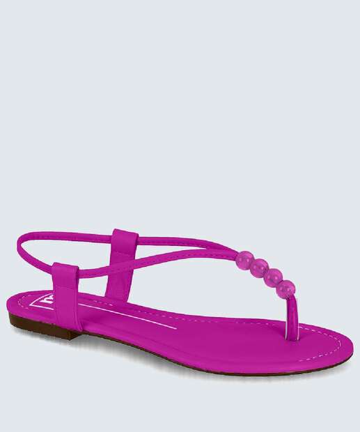 Sandália Feminina Rasteira Moleca 