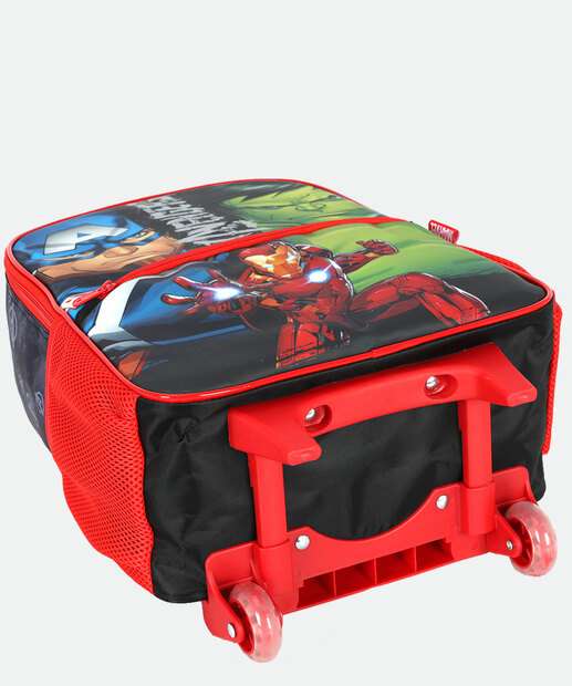 Mochila Mala Com Rodas Infantil Vingadores Marvel