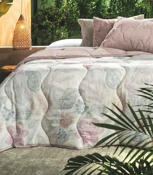 Edredom Blend Comfort Casal Altenburg Rosa