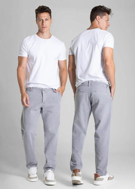 Cal?a Linho Sawary Slim - 282761