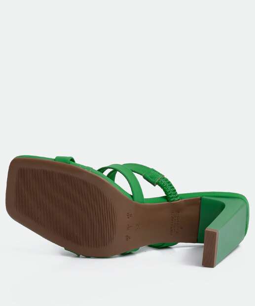 Tamanco Feminino Salto Grosso Tiras Bebecê 