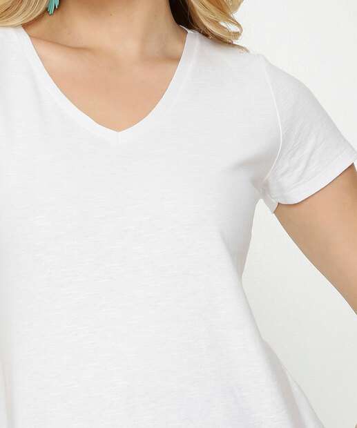 Blusa Feminina Flamê Básica Manga Curta Marisa