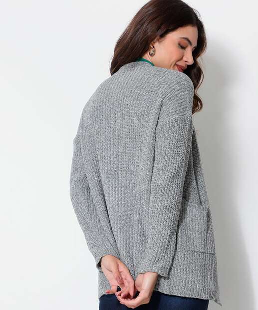 Cardigan Feminino Chenille Marisa