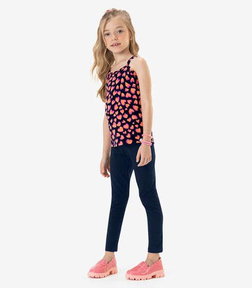 Image_Calça Legging Infantil Feminina Rovitex Kids Azul